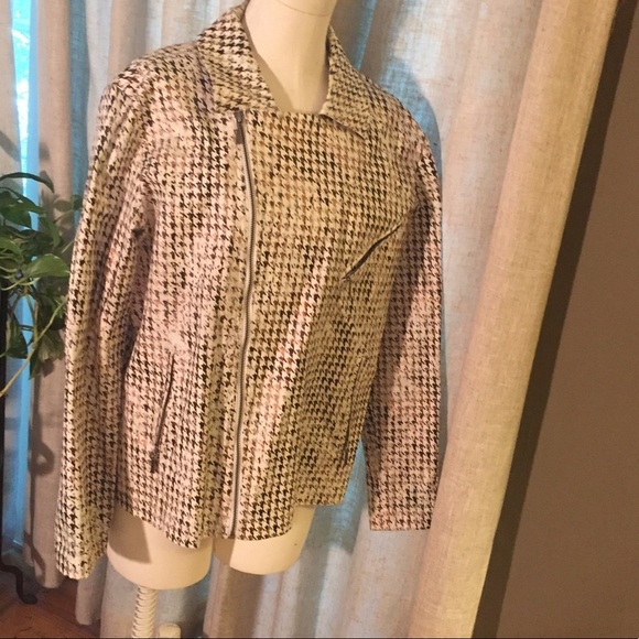 Chico’s cotton moto style jacket - Chicos 2 - Picture 9 of 10